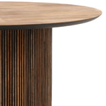 Featuring Dabney Round Dining Table by Dovetail at Amethyst Home. This Dabney Round Dining Table is a perfect addition to any dining space. Crafted with expert precision and attention to detail, this dining table boasts timeless elegance and functionality. Made from high-quality materials, it offers a sturdy and durable surface, making it a must-have for any h. Amethyst Home provides interior design, new home construction design consulting, vintage area rugs, and lighting in the Dallas metro area.