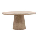 Featuring Marci Round Dining Table by Dovetail at Amethyst Home. A modern addition to any dining space, the Marci Round Dining Table offers a sleek and sophisticated design. Crafted with quality materials, this durable dining table provides a sturdy foundation for meals and gatherings. Its round shape encourages conversation and connection. Elevate you. Amethyst Home provides interior design, new home construction design consulting, vintage area rugs, and lighting in the Salt Lake City metro area.