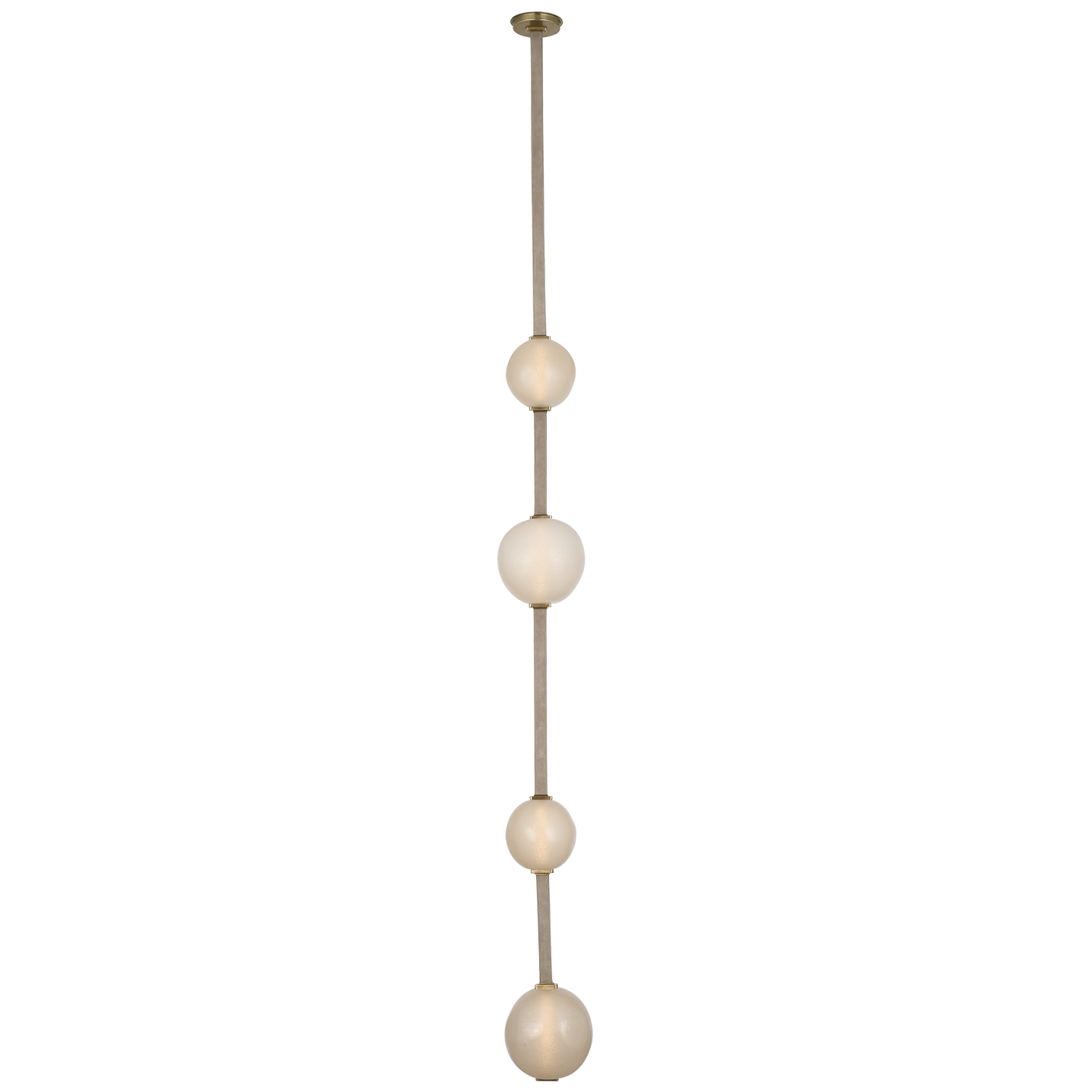 Featuring Dune Belted Light Ash Suede and Mottled Brass by Visual Comfort at Amethyst Home. Dune Belted Light in Russet Suede and Mottled Brass with Fizzy Nude Glass
Overall Dimensions: 58.5" L x 58.5" W x 72.75" H
Weight: 21 lbs.. Amethyst Home provides interior design, new construction, custom furniture, and area rugs in the Park City metro area
