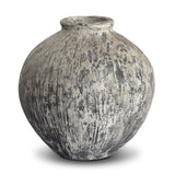 Dunia Vessel - Distressed Grey Terracotta | shipping 01/25/2027