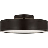 Dupont 12 Round Semi Flush