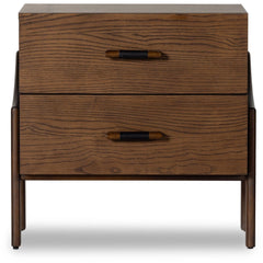 Dylan Leather Pull Nightstand | shipping 11/10/2025