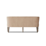 Featuring Edward Surrey Taupe Dining Bench by Four Hands at Amethyst Home. Velvety taupe upholstery pairs with solid parawood legs for an updated take on classic Italian design.Overall Dimensions: 78.00"w x 27.25"d x 38.00"hWeight : 70.11 lbsMaterials : 76.8% Cotton, 23.2% Polyester, Solid Nettlewood, 100% Polyester. Amethyst Home provides interior design, new construction, custom furniture, and area rugs in the Portland metro area