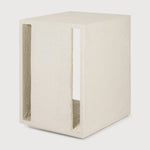 Featuring Elements Microcement Bedside Table by Ethnicraft at Amethyst Home. Elegant simplicity forms the basis of the Elements collection. Seamless and softened forms blend perfectly with textural character at the expert hands of artisans. Each piece offers a slightly unique identity with a high-performing, fine, earthy stone finish. Elements make a durable and stylish addit. Amethyst Home provides interior design, new construction, custom furniture, and area rugs in the Salt Lake City metro area