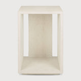 Featuring Elements Microcement Bedside Table by Ethnicraft at Amethyst Home. Elegant simplicity forms the basis of the Elements collection. Seamless and softened forms blend perfectly with textural character at the expert hands of artisans. Each piece offers a slightly unique identity with a high-performing, fine, earthy stone finish. Elements make a durable and stylish addition t. Amethyst Home provides interior design, new construction, custom furniture, and area rugs in the San Diego metro area