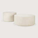 Featuring Elements Microcement Round Coffee Table by Ethnicraft at Amethyst Home. Elegant simplicity forms the basis of the Elements collection. Seamless and softened forms blend perfectly with textural character at the expert hands of artisans. Each piece offers a slightly unique identity with a high-performing, fine, earthy stone finish. Elements make a durable and stylish additio. Amethyst Home provides interior design, new construction, custom furniture, and area rugs in the Seattle metro area