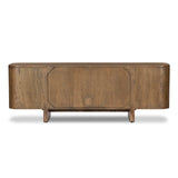 Elle 4 Door Media Console - Tawny Oak Veneer