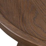 Ember End Table - Tumbled Brown Oak Veneer | shipping 01/10/2027