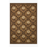 Chris Loves Julia x Loloi Norah Tan / Espresso Rug