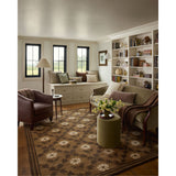 Chris Loves Julia x Loloi Norah Tan / Espresso Rug