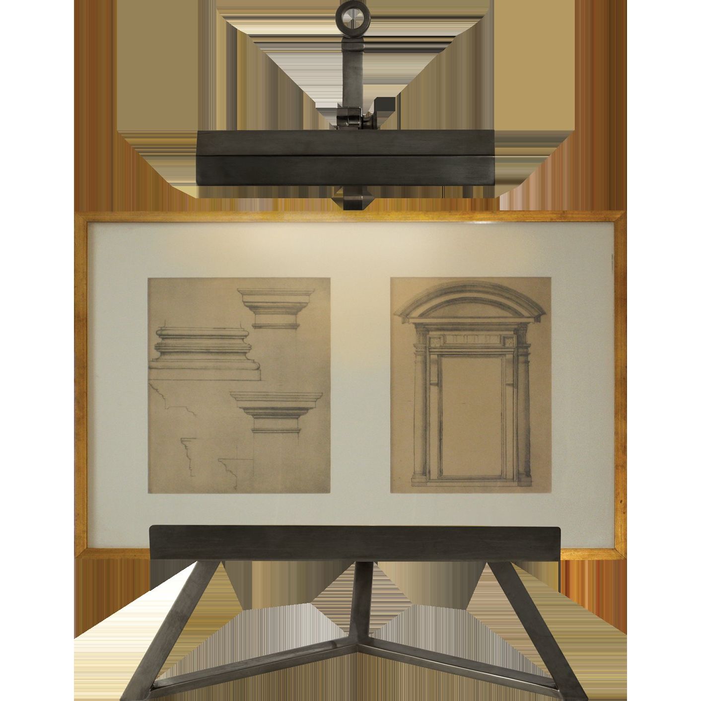 Featuring Estelle Gun Metal Display Lamp by Visual Comfort at Amethyst Home. The Estelle Display Lamp by Alexa Hampton is a stylishly chic way to display a work of art, magazine or book. This simple, elegant series comes in luxurious finishes to fit any space. Its sleek construction casts a soft, focused glow on its subject. Easily adjustable, it can be p.  Amethyst Home provides interior design, new home construction design consulting, vintage area rugs, and lighting in the Alpharetta metro area.