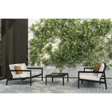 Featuring Jack Teak Black Outdoor Coffee Table by Ethnicraft at Amethyst Home. Alluring from every angle, luxuriant shapes and curves form the basis of the Jack collection. Designed to attract attention with the same clean and classic lines, place the Jack coffee table as a single item or arranged together in a composition specific to your needs.Brushed : YesCo. Amethyst Home provides interior design, new home construction design consulting, vintage area rugs, and lighting in the Omaha metro area.