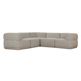 Evander Outdoor 5 Pc Sectional - Ramiro Ecru