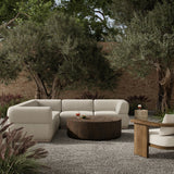 Evander Outdoor 5 Pc Sectional - Ramiro Ecru