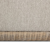 Evander Outdoor Ottoman Piece - Ramiro Ecru