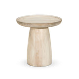 Evara End Table - Natural White Neem | shipping 09/25/2026