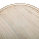 Evara End Table - Natural White Neem | shipping 09/25/2026