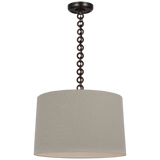 Featuring Evelyn 19" Hanging Shade Bronze and Natural Oak by Visual Comfort at Amethyst Home. Elevate your space with the elegant Evelyn 19" Hanging Shade. This bronze and natural oak shade adds a touch of luxurious sophistication to any room. With its hanging design, it provides the perfect combination of style and functionality. Enhance your décor and ambiance with this exclusive p. Amethyst Home provides interior design, new construction, custom furniture, and area rugs in the Dallas metro area