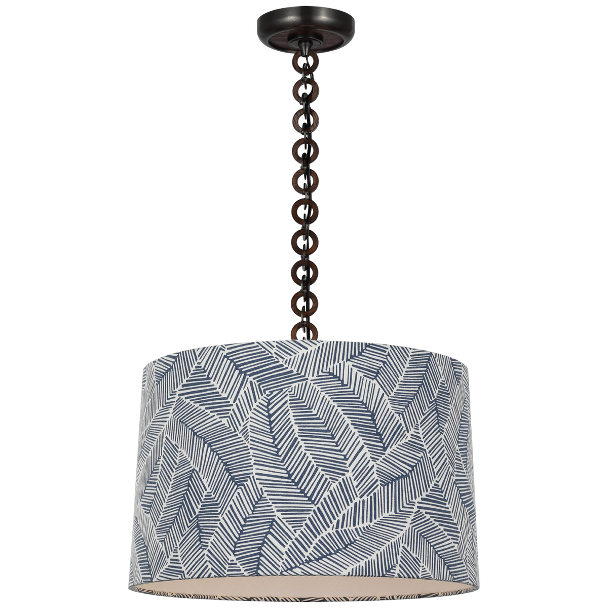 Evelyn 19" Hanging Shade Bronze and Natural Oak | shipping 11/30/2025