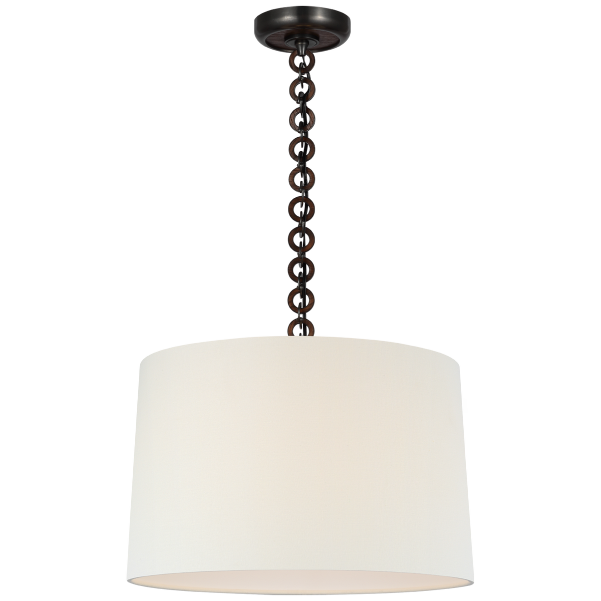 Evelyn 19" Hanging Shade Bronze and Natural Oak | shipping 11/30/2025