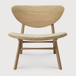 Featuring Eye Off White Oak Lounge Chair by Ethnicraft at Amethyst Home. Beauty is in the eye of the beholder. With sleek, angular, front legs and flowing smooth connections, the Eye lounge chair is a hallmark solid wooden seating design. The curved backrest, reminiscent of a winked eye, inspired the name of the chair. Think subtle elegance with a stylish edge.Weight : 51 lb Dimension. Amethyst Home provides interior design, new construction, custom furniture, and area rugs in the Omaha metro area