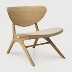 Featuring Eye Off White Oak Lounge Chair by Ethnicraft at Amethyst Home. Beauty is in the eye of the beholder. With sleek, angular, front legs and flowing smooth connections, the Eye lounge chair is a hallmark solid wooden seating design. The curved backrest, reminiscent of a winked eye, inspired the name of the chair. Think subtle elegance with a stylish edge.Weight : 51 lb Dimension. Amethyst Home provides interior design, new construction, custom furniture, and area rugs in the Tampa metro area