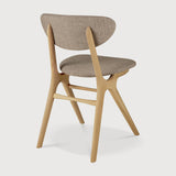 Featuring Eye Warm Grey Varnished Oak Dining Chair by Ethnicraft at Amethyst Home. Beauty is in the eye of the beholder. With sleek, angular, front legs and flowing smooth connections, the Eye dining chair is a hallmark solid wooden seating design. The curved backrest, reminiscent of a winked eye, inspired the name of the chair. Think subtle elegance with a stylish edge. Desig. Amethyst Home provides interior design, new construction, custom furniture, and area rugs in the Winter Garden metro area