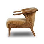 Featuring Fabian Desert Shearling Chair by Four Hands at Amethyst Home. Subtle paddle arms and a wrap frame of amber-finished ash embrace soft brown shearling, while S-spring construction ensures exceptional comfort.Overall Dimensions: 30.75"w x 33.00"d x 28.25"hWeight : 38.58 lbsMaterials : 100% Sheared Sheepskin, Solid Ash. Amethyst Home provides interior design, new construction, custom furniture, and area rugs in the Dallas metro area