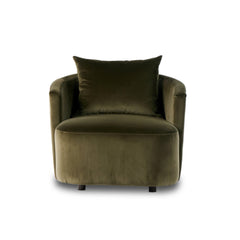 Featuring Joslyn Surrey Olive Chaise Lounge by Four Hands at Amethyst Home. Thick, soft velvet and modern organic curves make this an unforgettable piece.  Perfect for a relaxing corner or pair together for the ultimate movie hangout.Overall Dimensions: 39.00"w x 58.50"d x 33.50"hWeight : 81.57 lbsMaterials : 76.8% Cotton, 23.2% Polyester, Pine Plywood, Solid Pine. Amethyst Home provides interior design, new construction, custom furniture, and area rugs in the Newport Beach metro area