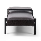 Featuring Fawkes Sonoma Black Bench by Four Hands at Amethyst Home. A uniquely modern statement piece inspired by the functional mid-century–style telephone bench, top-grain leather seating features a sliding tray of solid beechwood – the perfect place for a favorite book or cocktail. Great in the entryway or living room.Overall Dimensions: 78.75"w x 28.00"d x 20.00"hWeight : 59.. Amethyst Home provides interior design, new construction, custom furniture, and area rugs in the Alpharetta metro area