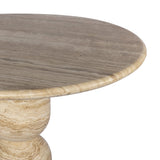 Figueroa Dining Table - Light Beige Travertine | shipping 09/25/2026