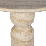 Figueroa Dining Table - Light Beige Travertine | shipping 09/25/2026