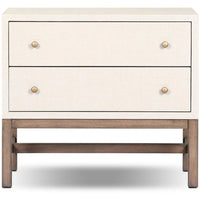 Featuring Fiona Ivory Painted Raffia Nightstand by Four Hands at Amethyst Home. Transform your bedroom into a luxurious oasis with the Fiona Ivory Painted Raffia Nightstand. Crafted with premium materials, this sophisticated nightstand exudes elegance and exclusivity. Its ivory painted raffia finish adds a touch of texture, making it a stunning addition to . Amethyst Home provides interior design, new home construction design consulting, vintage area rugs, and lighting in the Park City metro area.