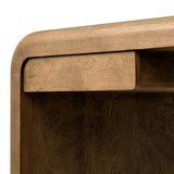 As enthusiasts of organic modern aesthetics at Amethyst, we love the optimistic inspired Daven Desk - Rye Medium Burl Oak Veneer. This item pairs well with other brands such as Ethnicraft and is perfect for modern homes Amethyst Home provides interior design, new home construction design consulting, vintage area rugs, and lighting in the Austin metro area.