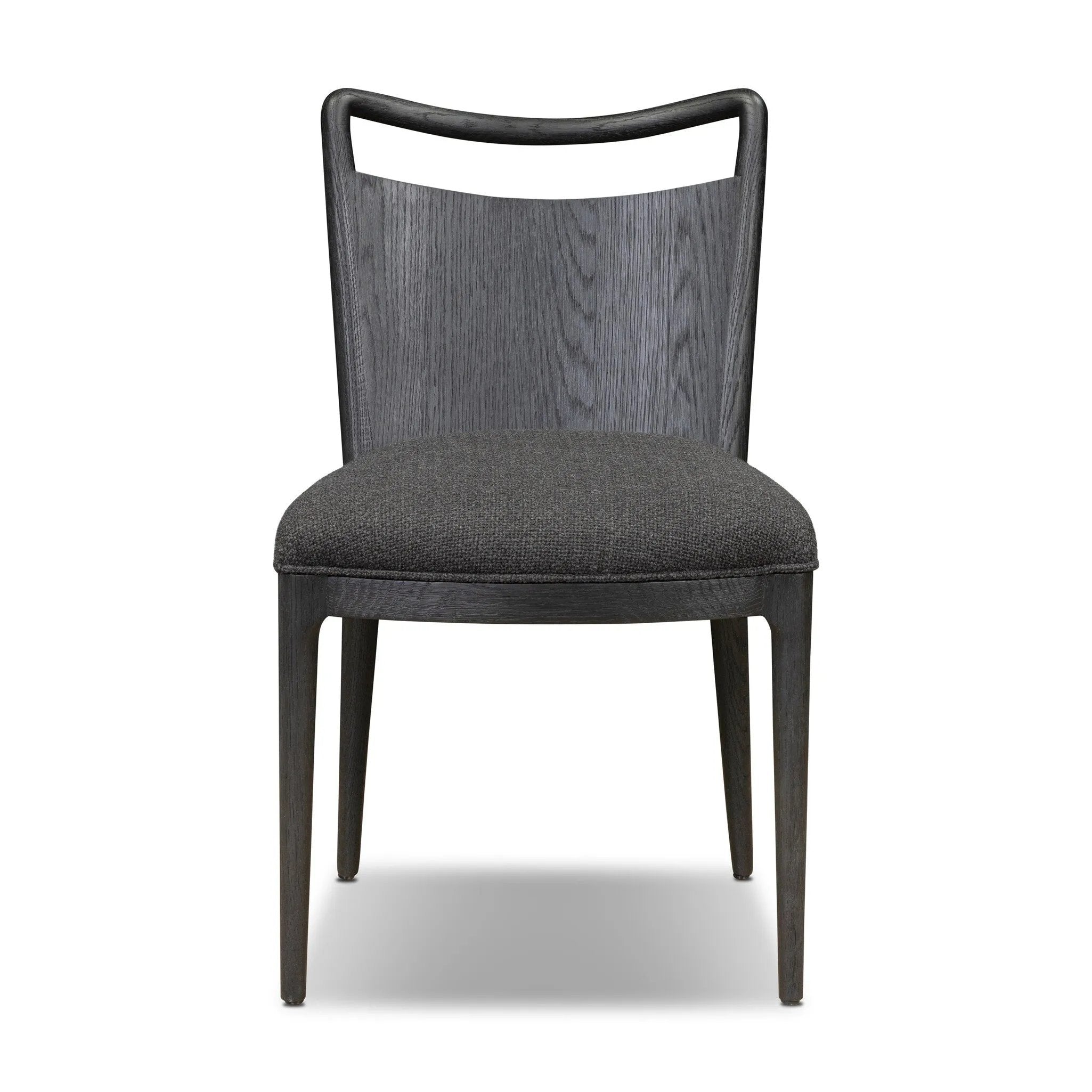 As enthusiasts of modern style at Amethyst, we love the warm modern inspired Jessen Dining Chair - Gibson Black. This item pairs well with other brands such as Surya and is perfect for eclectic homes Amethyst Home provides interior design, new home construction design consulting, vintage area rugs, and lighting in the Tampa metro area.