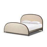 As lovers of wabi sabi materials at Amethyst, we love the optimistic inspired Lamont Bed - Savoy Parchment. This item pairs well with other brands such as Four Hands and is perfect for wabi sabi homes Amethyst Home provides interior design, new home construction design consulting, vintage area rugs, and lighting in the Tampa metro area.