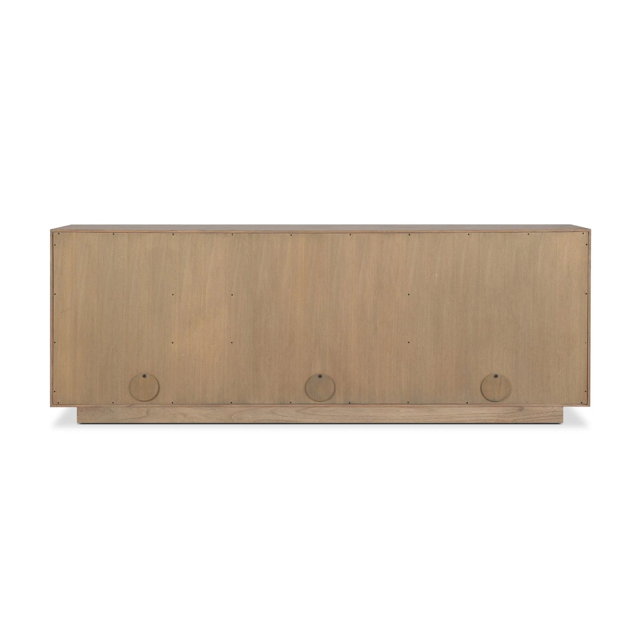 As enthusiasts of organic modern design at Amethyst, we love the optimistic inspired Macklin Sideboard - Sandy Mindi Veneer. This item pairs well with other brands such as Loloi Rugs and is perfect for loft homes Amethyst Home provides interior design, new home construction design consulting, vintage area rugs, and lighting in the Alpharetta metro area.