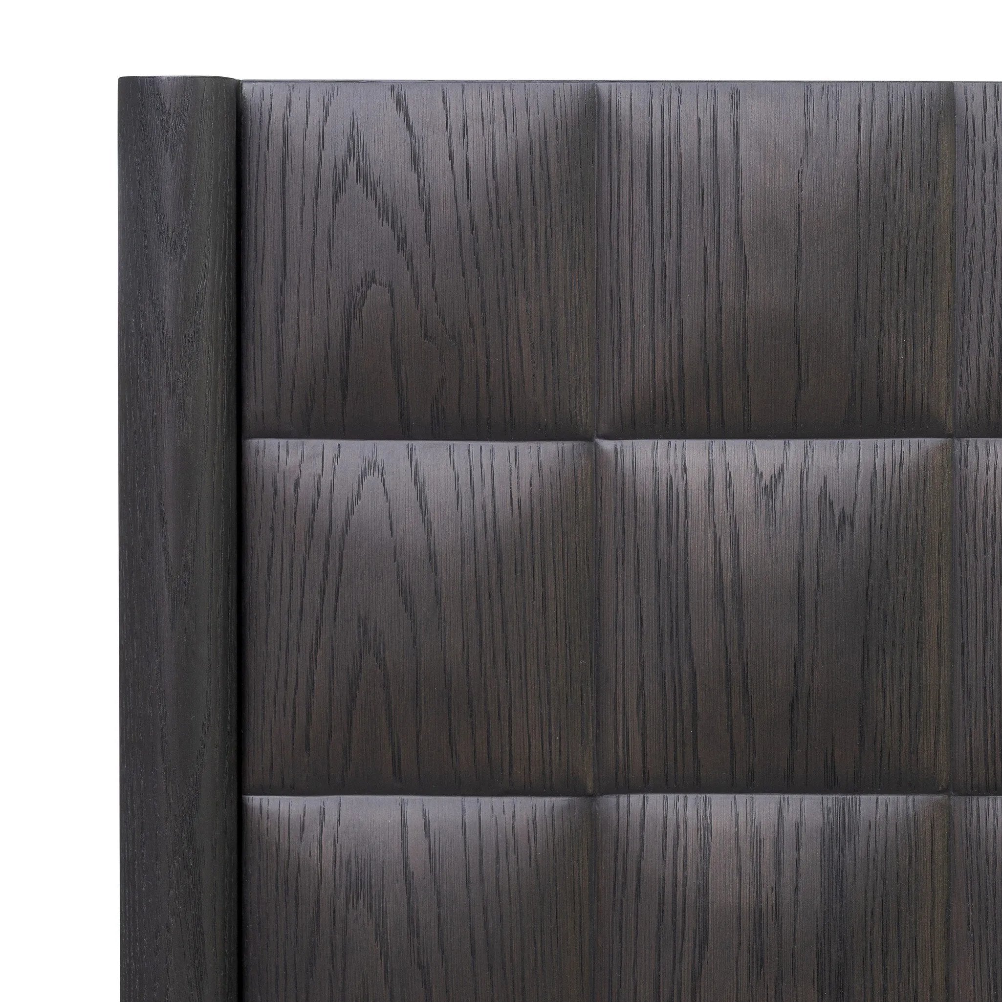 As lovers of wabi sabi aesthetics at Amethyst, we love the warm modern inspired Swell Sideboard - Dry Black Oak Veneer. This item pairs well with other brands such as Cisco Home and is perfect for coastal homes Amethyst Home provides interior design, new home construction design consulting, vintage area rugs, and lighting in the Kansas City metro area.