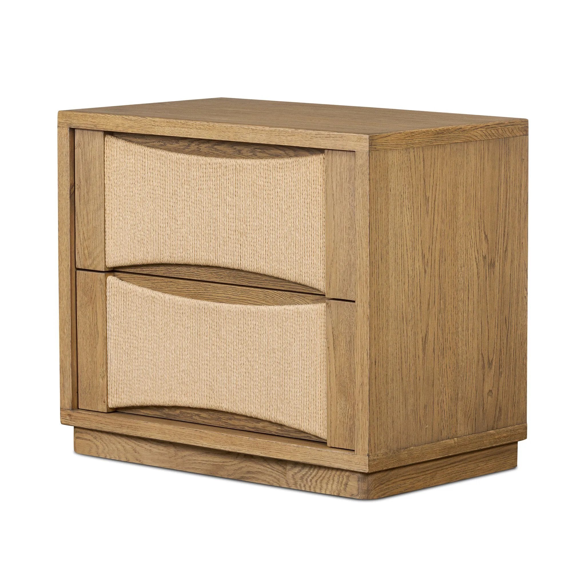 As fans of wabi sabi style at Amethyst, we love the warm modern inspired Wilmina Nightstand - Amber Oak Thin Veneer. This item pairs well with other brands such as Ethnicraft and is perfect for eclectic homes Amethyst Home provides interior design, new home construction design consulting, vintage area rugs, and lighting in the Los Angeles metro area.