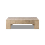 Made from thick-cut oak veneer with a faux rustic finish made to emulate wormwood oak, this low, large-scale coffee table features chunky squared legs and dovetail joinery detailing.As fans of organic modern materials at Amethyst, we love the nature inspired Abaso Coffee Table - Whitewash Rustic Wormwood Oak. Amethyst Home provides interior design, new home construction design consulting, vintage area rugs, and lighting in the Dallas metro area.