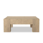 Made from thick-cut oak veneer with a faux rustic finish made to emulate wormwood oak, this low, large-scale coffee table features chunky squared legs and dovetail joinery detailing.As fans of organic modern materials at Amethyst, we love the nature inspired Abaso Coffee Table - Whitewash Rustic Wormwood Oak. Amethyst Home provides interior design, new home construction design consulting, vintage area rugs, and lighting in the Seattle metro area.