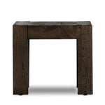 Made from thick-cut oak veneer with a faux rustic finish made to emulate wormwood, this end table features chunky squared legs and dovetail joinery detailing.As fans of modern design at Amethyst, we love the designer inspired Abaso End Table - Ebony Rustic Wormwood Oak. Amethyst Home provides interior design, new home construction design consulting, vintage area rugs, and lighting in the Boston metro area.