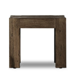 Made from thick-cut oak veneer with a faux rustic finish made to emulate wormwood, this end table features chunky squared legs and dovetail joinery detailing.As fans of modern design at Amethyst, we love the designer inspired Abaso End Table - Ebony Rustic Wormwood Oak. Amethyst Home provides interior design, new home construction design consulting, vintage area rugs, and lighting in the Calabasas metro area.