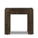 Made from thick-cut oak veneer with a faux rustic finish made to emulate wormwood, this end table features chunky squared legs and dovetail joinery detailing.As fans of modern design at Amethyst, we love the designer inspired Abaso End Table - Ebony Rustic Wormwood Oak. Amethyst Home provides interior design, new home construction design consulting, vintage area rugs, and lighting in the Salt Lake City metro area.