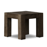 Made from thick-cut oak veneer with a faux rustic finish made to emulate wormwood, this end table features chunky squared legs and dovetail joinery detailing.As fans of modern design at Amethyst, we love the designer inspired Abaso End Table - Ebony Rustic Wormwood Oak. Amethyst Home provides interior design, new home construction design consulting, vintage area rugs, and lighting in the Washington metro area.