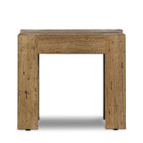 Made from thick-cut oak veneer with a faux rustic finish made to emulate wormwood, this end table features chunky squared legs and dovetail joinery detailing.As lovers of wabi sabi materials at Amethyst, we love the warm modern inspired Abaso End Table - Rustic Wormwood Oak. Amethyst Home provides interior design, new home construction design consulting, vintage area rugs, and lighting in the Salt Lake City metro area.
