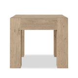 Made from thick-cut oak veneer with a faux rustic finish made to emulate wormwood, this end table features chunky squared legs and dovetail joinery detailing.As fans of luxe style at Amethyst, we love the designer inspired Abaso End Table - Whitewash Rustic Wormwood Oak. Amethyst Home provides interior design, new home construction design consulting, vintage area rugs, and lighting in the Salt Lake City metro area.