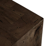 Made from thick-cut oak veneer with a rustic ebony finish, this spacious media console features a pedestal base and dovetail joinery detailing.As enthusiasts of luxe design at Amethyst, we love the nature inspired Abaso Media Console - Ebony Rustic Wormwood Oak. This item pairs well with other brands such as Surya and is perfect for eclectic homes Amethyst Home provides interior design, new home construction design consulting, vintage area rugs, and lighting in the Calabasas metro area.
