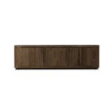 Made from thick-cut oak veneer with a rustic ebony finish, this spacious media console features a pedestal base and dovetail joinery detailing.As enthusiasts of luxe design at Amethyst, we love the nature inspired Abaso Media Console - Ebony Rustic Wormwood Oak. This item pairs well with other brands such as Surya and is perfect for eclectic homes Amethyst Home provides interior design, new home construction design consulting, vintage area rugs, and lighting in the Salt Lake City metro area.