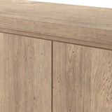 Made from thick-cut oak veneer with a rustic finish, this spacious media console features a pedestal base and dovetail joinery detailing.As lovers of clean aesthetics at Amethyst, we love the warm modern inspired Abaso Media Console - Whitewash Rustic Wormwood Oak. Amethyst Home provides interior design, new home construction design consulting, vintage area rugs, and lighting in the Austin metro area.
